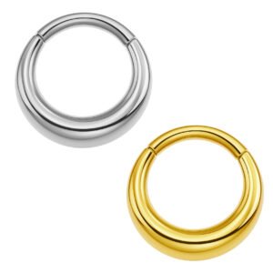 Anello Clicker Spessore 2.5MM di Titanio ASTM F136