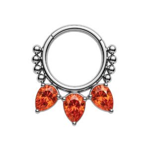 Clicker com Pirâmides e Beads em Titânio ASTM F136
