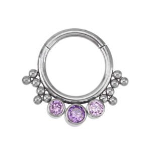 Clicker com 3 Zircónias e 12 Beads de Titânio ASTM F136