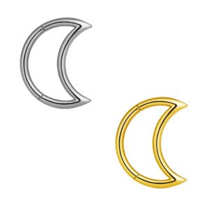 Anello Luna Clicker Di Titanio ASTM F136