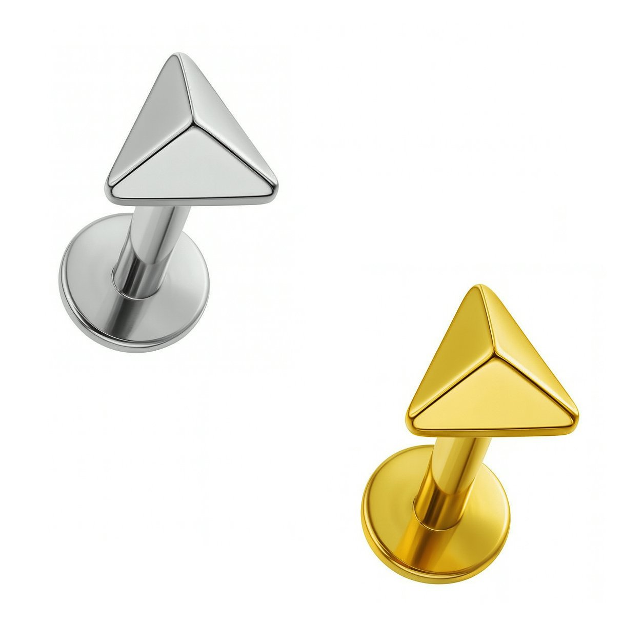 Labret Fashion Piramide di Titanio ASTM F136
