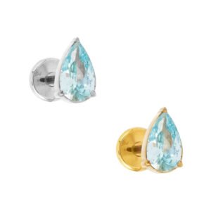 Labret gota de zircónia em titânio ASTM F136