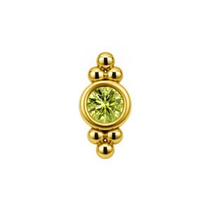 Terminale in Oro 18k Con Beads