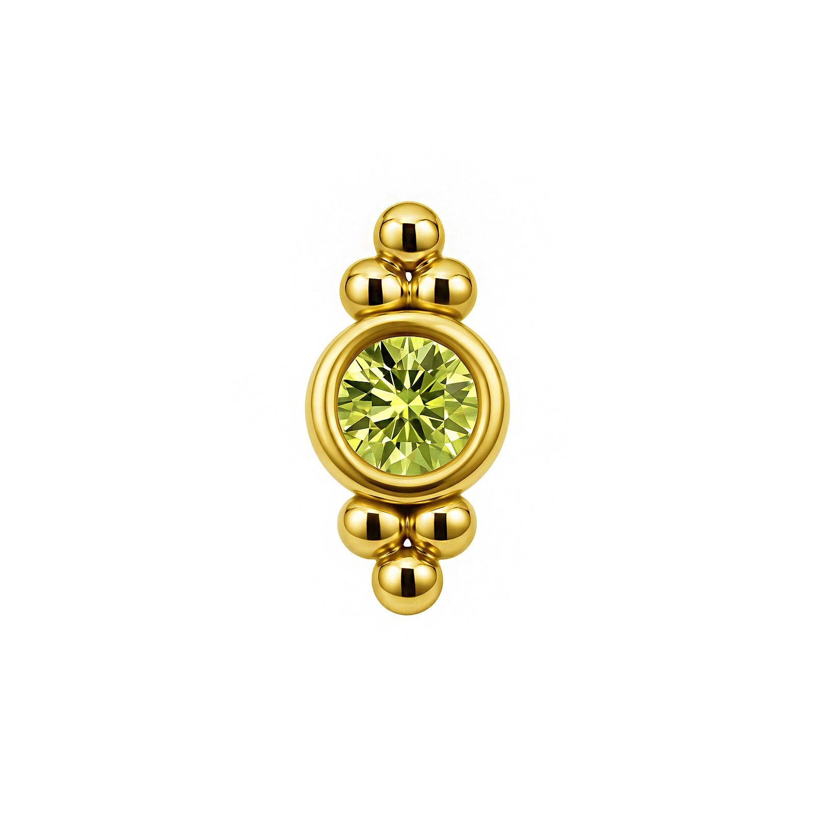 Terminale in Oro 18k Con Beads