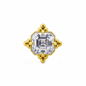 Terminale in Oro 18k con Zirconia Premium