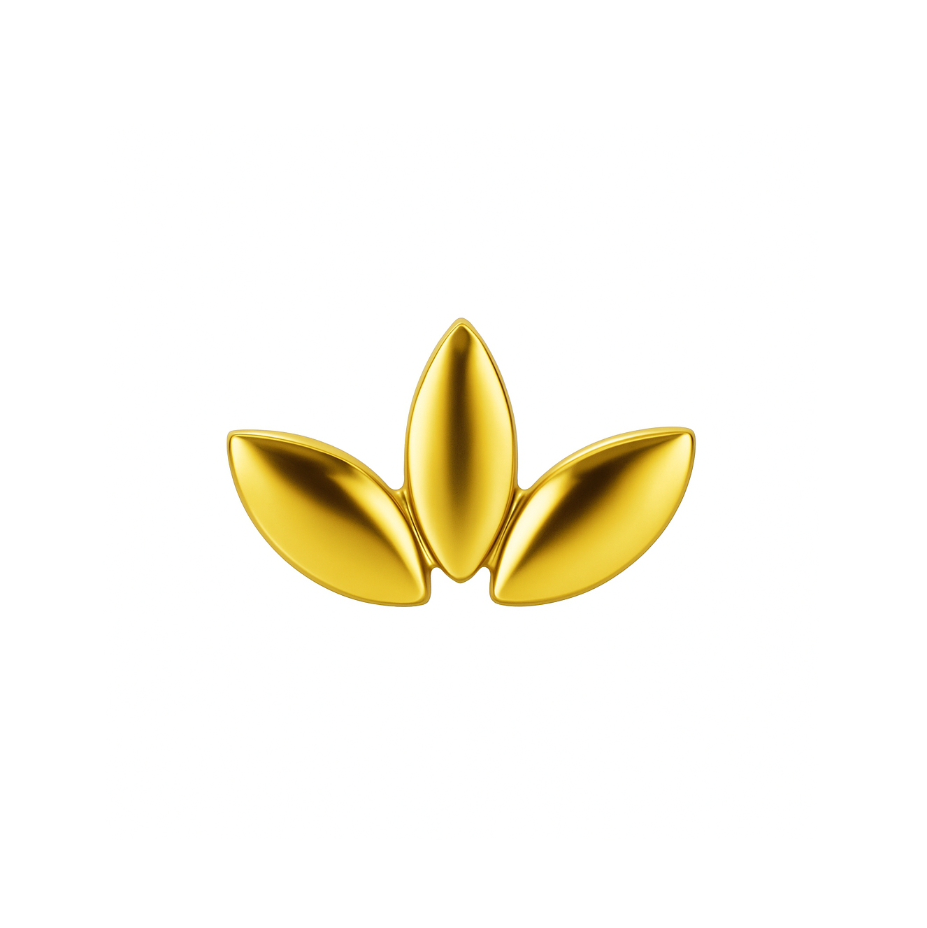 Terminale Marquise Liscia in Oro 18k
