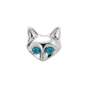 Labret Gatto di Titanio con Zirconi