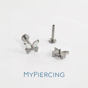 Labret Farfalla Trillion di Titanio ASTM F136