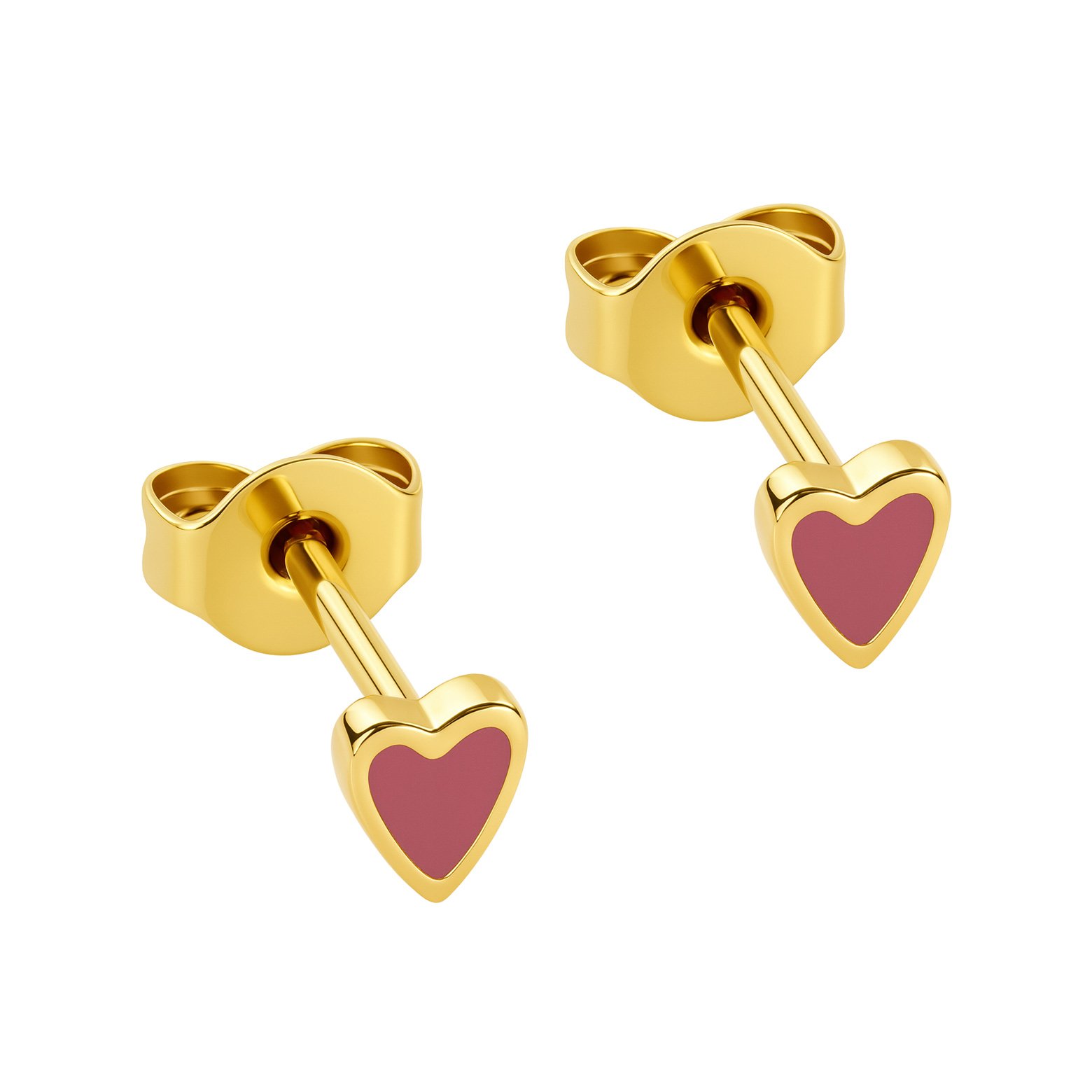 Orecchini Cuore in Titanio