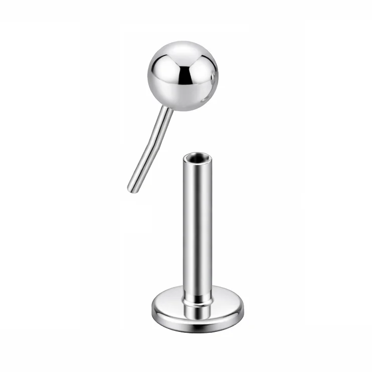 Ilustração de fecho Push Pin para piercing