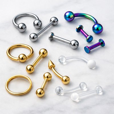 Materiais para piercing