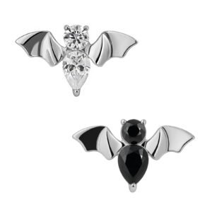 Labret Pipistrello con Zirconi di Titanio ASTM F136