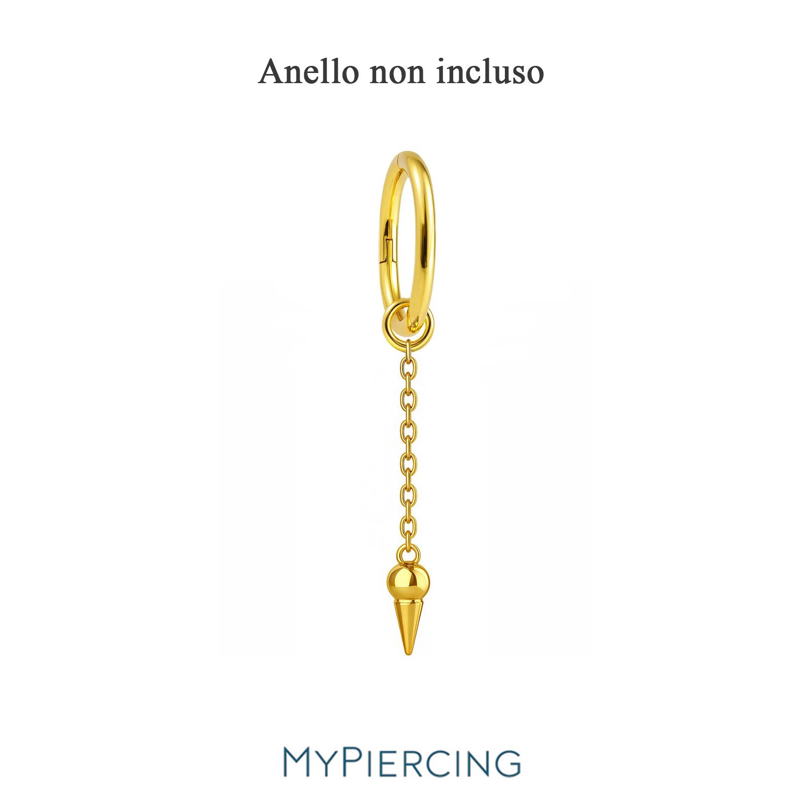 Pendente Spike Lux di Titanio ASTM F136