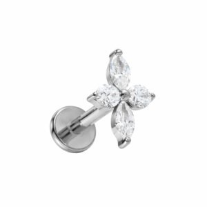 Labret Stella Polare in Titanio ASTM F136