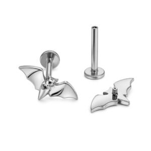 Labret Morcego em Titânio ASTM F136