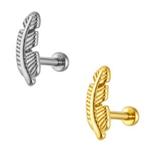 Labret Penna di Titanio ASTM F136