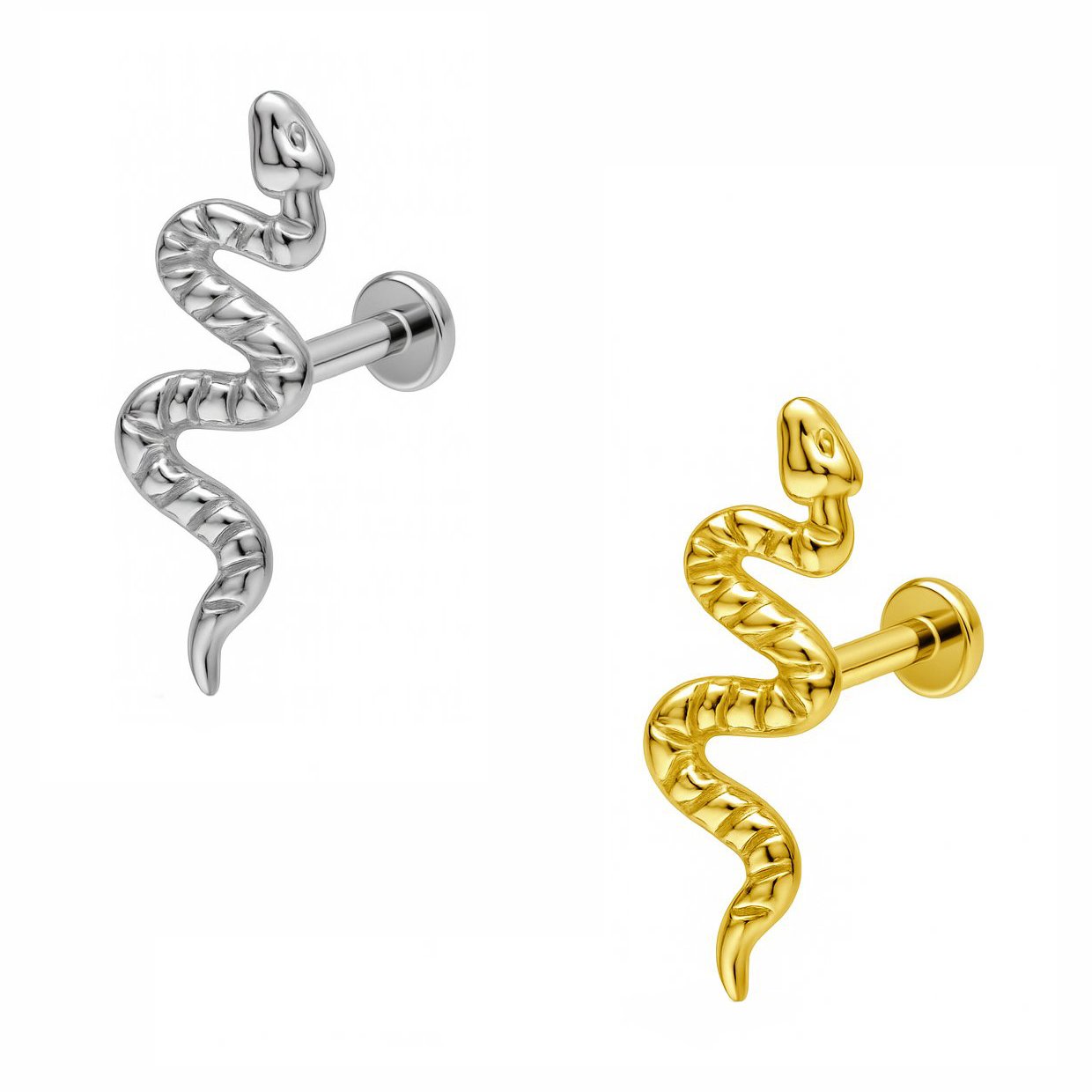 Piercing Labret serpente