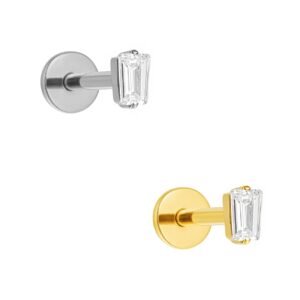 Piercing Labret mini trapezio