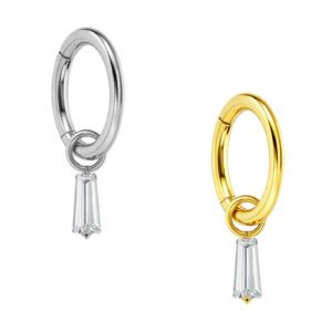 Clicker Ovale di Titanio ASTM F136 con Trapezio di Zirconia