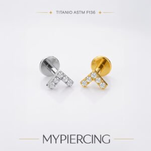 Labret V Con Zirconi In Titanio ASTM F136