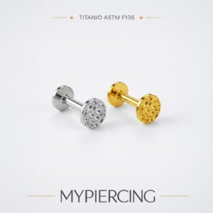 Disco Martellato Labret di Titanio ASTM F136