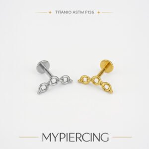Labret Catenina Di Lusso In Titanio ASTM F136
