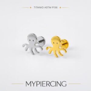 Labret polvo em titânio ASTM F136