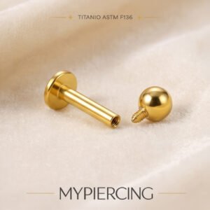 Labret Base di Titanio ASTM F136